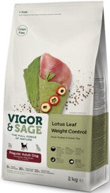 V&S DOG ADULT REG WGT CNTR LOTUS 2KG