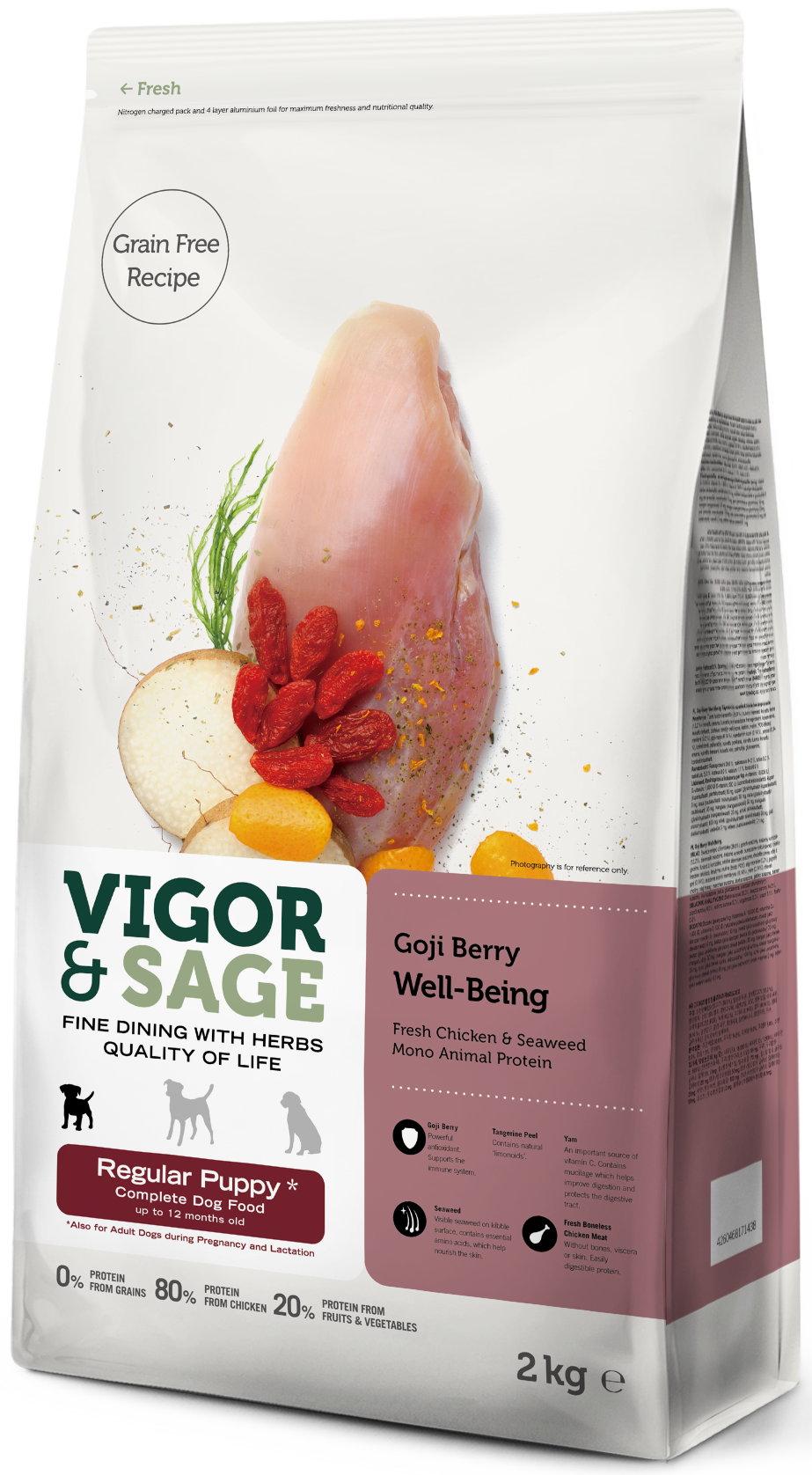 V&S PUP REG WELLBEING GOJIBERRY 2KG