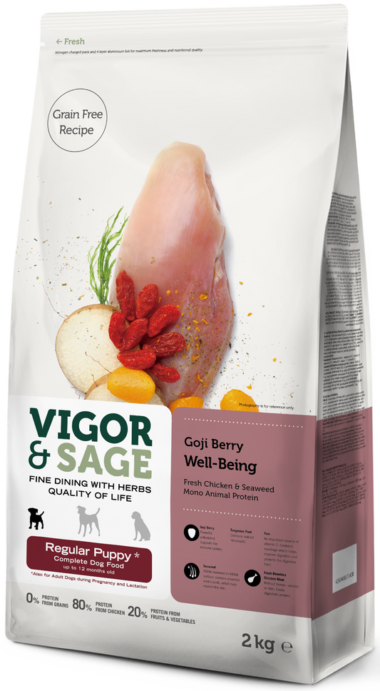 V&S PUP REG WELLBEING GOJIBERRY 2KG