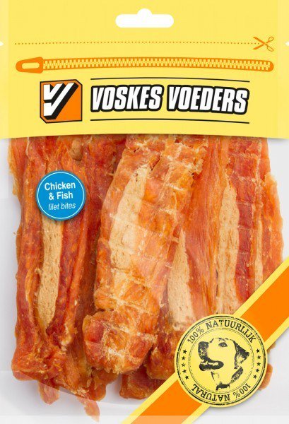 VOSKES KIPFILETS VIS 400GR