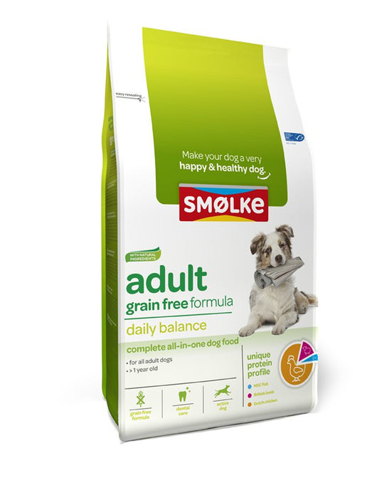 SMOLKE HOND ADULT GRAANVRIJ 3KG