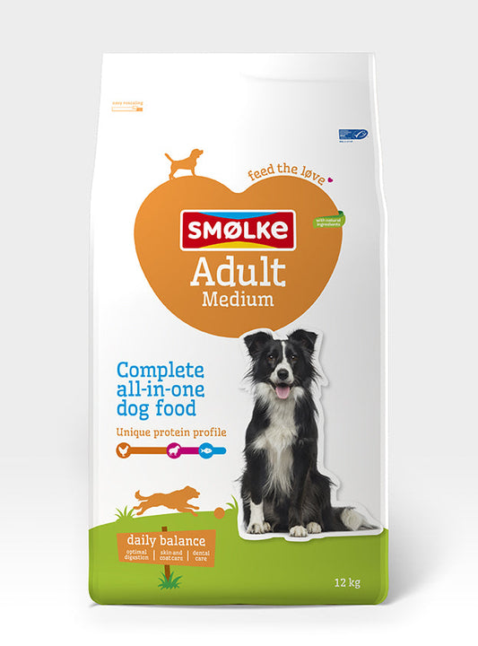 SMOLKE HOND ADULT MEDIUM 12KG
