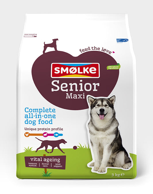 SMOLKE HOND SENIOR MAXI 3KG