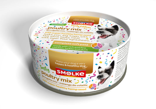 SMOLKE HOND SOFT PATÉ PARTY ED 125GR