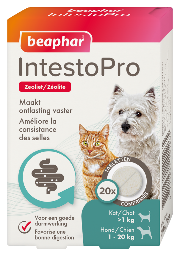 BEAPHAR INTESTOPRO HOND<20KG/KAT 20ST