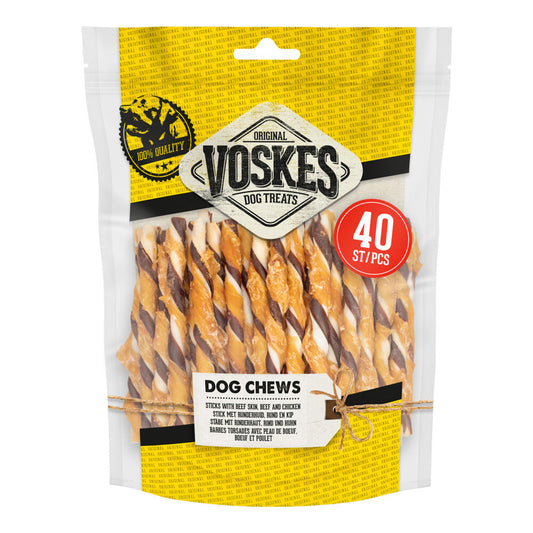 VOSKES RAWHIDE RUND&KIP TWIST 400GR