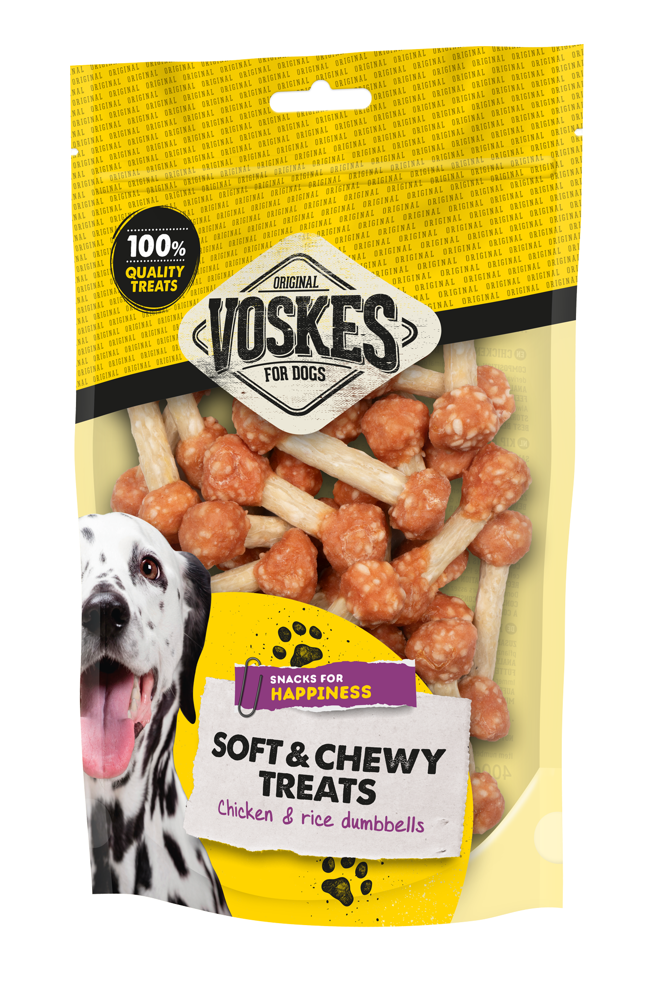 VOSKES KIP&RIJST HALTERS 400GR