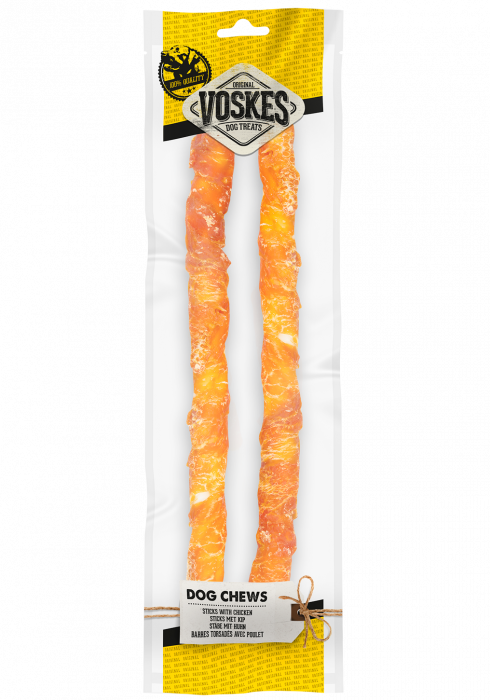 VOSKES STICK KIP 40CM 2ST