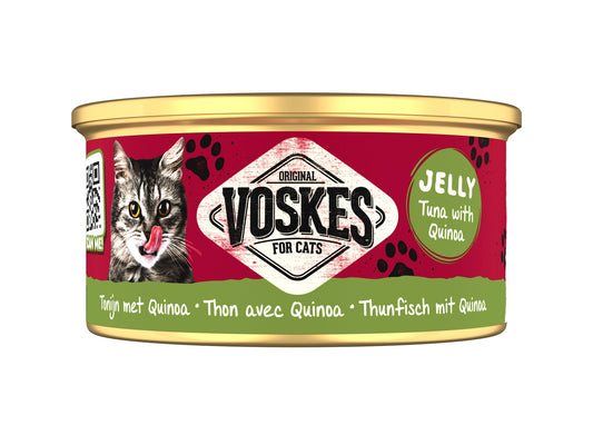 VOSKES GELEI TONIJN&QUINOA 85GR