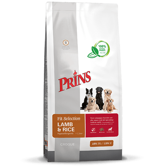 PRINS FS HOND LAM&RIJST 14KG
