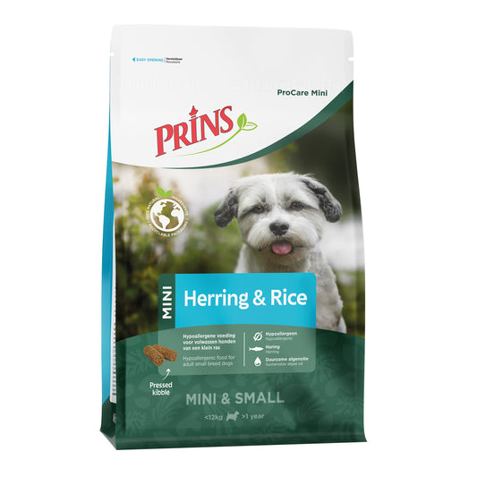 PRINS PC MINI HERRING&RICE 7,5KG