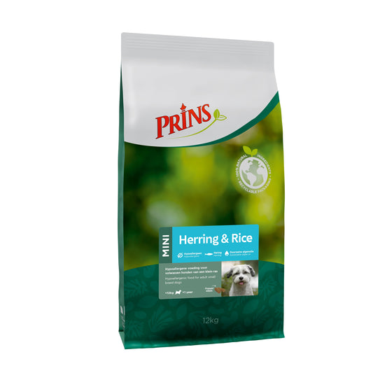 PRINS PC MINI HERRING&RICE 12KG