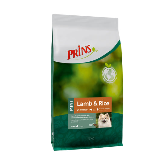 PRINS PC MINI LAMB&RICE 12KG